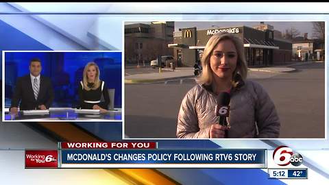 WORKING FOR YOU: Police get fewer calls after downtown Indy McDonald's starts locking door overnight