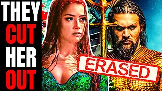 Amber Heard Gets ERASED From Aquaman 2 Trailer! | DC Is DESPERATE To Save This Box Office BOMB
