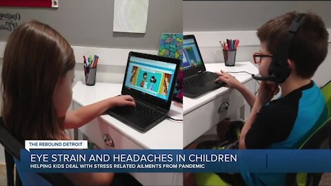 Doctors seeing more eye strain and headaches from virtual learning and screen time during pandemic