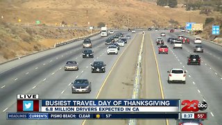 Sunday expected to be busiest travel day