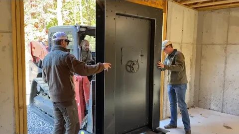 RHINO METALS IRONWORKS VAULT DOOR INSTALLATION