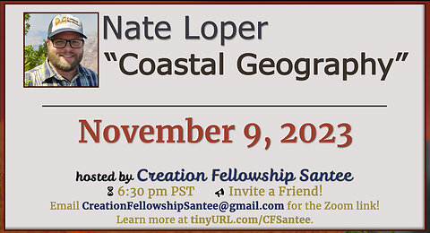 Coastal Geology with Nate Loper of Canyon Ministries