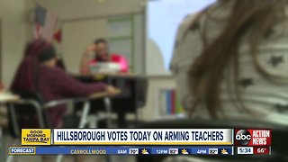 Hillsborough Co. to vote on arming teachers