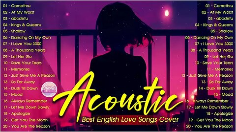 Sweet Cover English Acoustic Love Songs Playlist 2023 ❤️ Soft Acoustic Cover Of Popular Love Songs 2