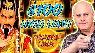 $100 HIGH LIMIT DRAGON LINK SPINS 🔥 Too Many Jackpots To Count!