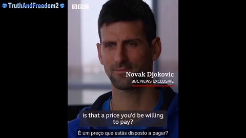 No(vak) Djokovic - "I understand the consequences." Eng, PT