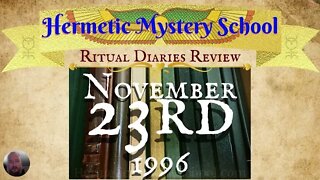 MP & Vibratory Technique in 0=0 Hermetic Order of the Golden Dawn RITUAL DIARY REVIEW w/ Frater R∴C∴