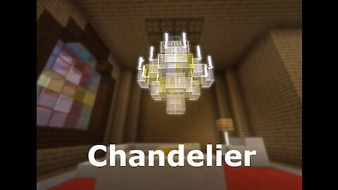 Fancy Chandelier Minecraft Build