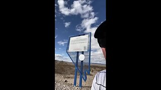 LIVE Nevada Nuclear Test Site Historcial Marker