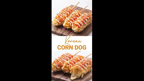 Korean corn Hot -dogs 🔥 easy and quick recipe 😋
