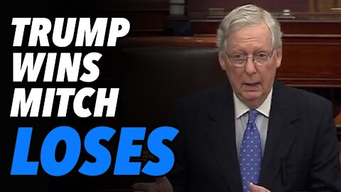 Trump wins, Mitch McConnell loses