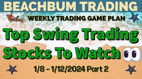 Top Swing Trading Stocks to Watch 👀 | 1/8 – 1/12/24 | TECS APLY FAZ LAND SARK SIJ SOXS USOI & More