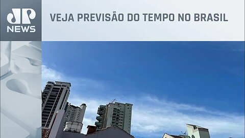 Calor de verão e tempo firme no aniversário da cidade de São Paulo