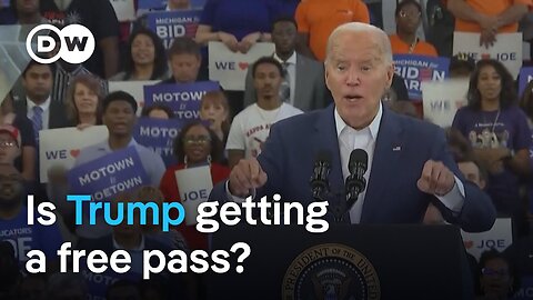 Biden defiant in Michigan amid calls for him to bow out of race | DW News