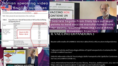 The Pandemic Pandora Box - Part 3 - Il Vaccino di Pandora 3 - Italian Video With English Subtitles