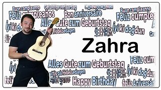 Happy Birthday Zahra - Happy Birthday to You Zahra #shorts