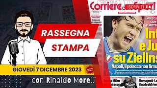 2 MILAN per PIOLI, FIORENTINA ai quarti di Coppa Italia | 🗞️ Rassegna Stampa 7.12.2023 #550