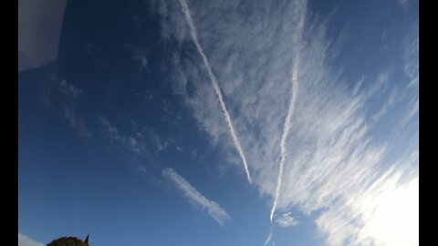 Beautiful Cirrus Cloud Formation, Timelapse Compilation