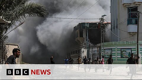 Israeli strike on Gaza school kills at least 30, says Hamas-run ministry of health / BBC News