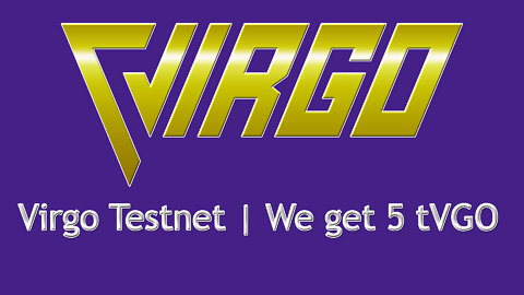 Virgo Testnet | We get 5 tVGO