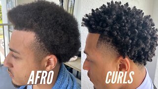 How To Go From Afro To Curls