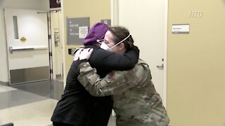 Troops Hailed as 'Heroes' at California Hospital