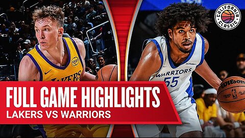 LAKERS vs WARRIORS / CALIFORNIA CLASSIC / FULL GAME HIGHLIGHTS / July 7, 2024