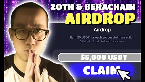 How to Claim $5,000 Airdrop from Berachain & Zoth ( 2 AIRDROPS in 1 CLICK! )