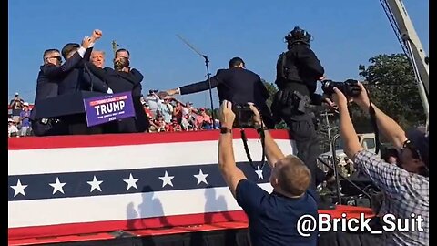 Exclusive: Why Brick Suit Decided to Release His Front Row Video of Trump Pumping His Fist