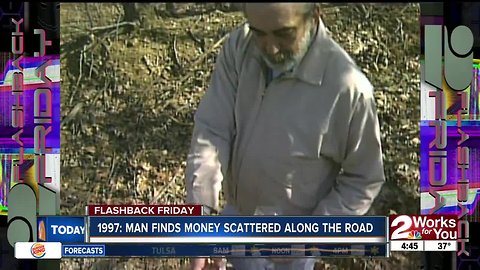 Flashback Friday - 1997: Man finds money scattered along road