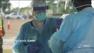 Frontlines | Florida National Guard eases fears of residents at COVID-19 testing sites