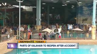 Kalahari Indoor Water Park to partially reopen Tuesday