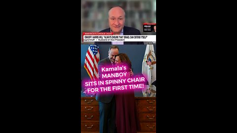 Kamala’s Manboy Sits In Spinny Chair For The First Time