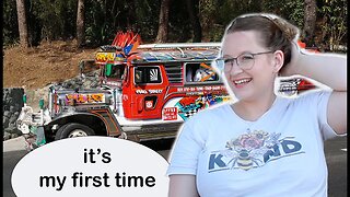 My AMERICAN WIFE rode a JEEPNEY for the FIRST time | Tagbungan Mountain Resort and Lantuyan River