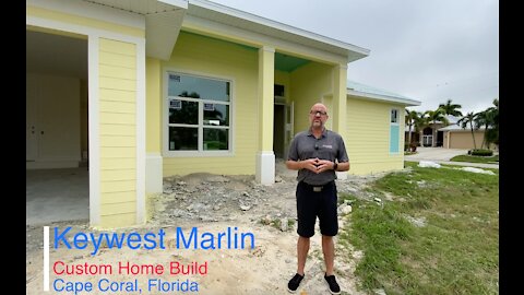 Key West Marlin Custom Home Build Cape Coral, Florida for Pinnacle Building Solutions Brian Ludden
