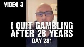 Gambling plans in life to Problem Gambling recovery [DAY 281]