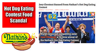 Hot Dog Eating Champion Joey Chestnut BANNED From Contest