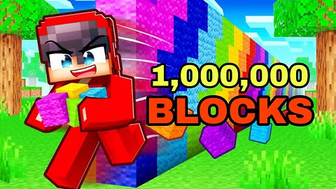MINECRAFT, BUT I PLACED 1,000,000 BLOCKS...