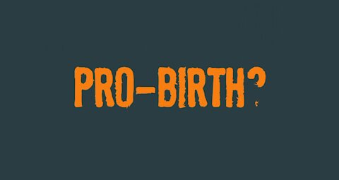 Are You Pro-Life or Are Your Pro-Birth?