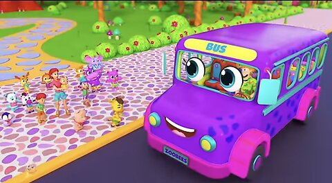 Kids fun in Bus 🚌 cartoon