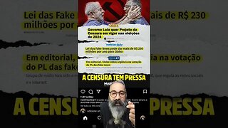 Censura e lei das fake news #shorts #noticias #news #pl2630 #pl2630nao #pldacensura