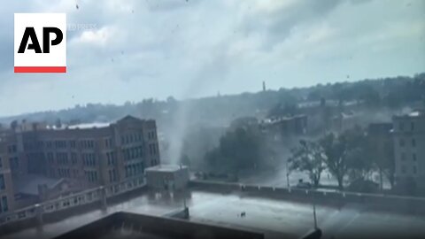 WATCH: Video captures a tornado in Buffalo, New York