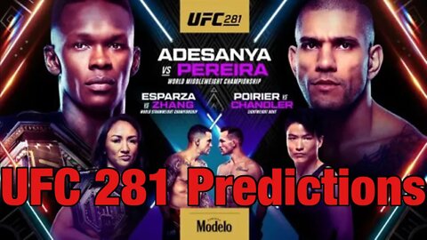 UFC 281 Adesanya Vs Pereira Full Card Prediction