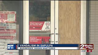 Sapulpa businesses damaged by vandalism