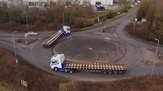Nice #scania Of Jaga Brothers With #daftrucks Following - Welsh Drones Trucking