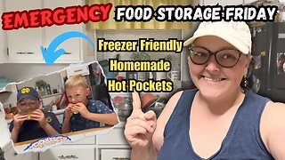 **New** EMERGENCY Food Storage Haul || Freezer Friendly Hot Pockets?!