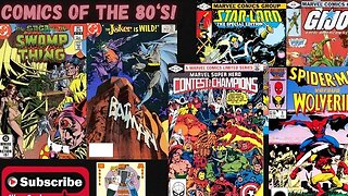Comic Books of the 1980's! Join us Live as we discuss the awesome books of the 1980s!