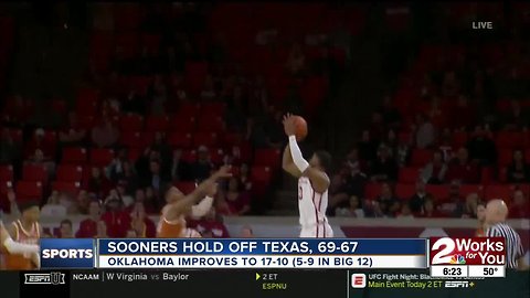 Kyler Murray honored during Oklahoma-Texas Hoops Game