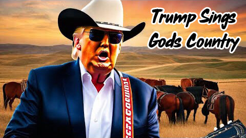 Trump Sings Gods Country