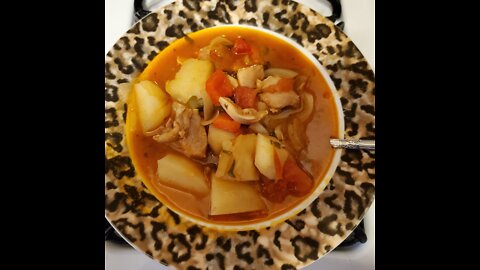 Chicken paprikash soup